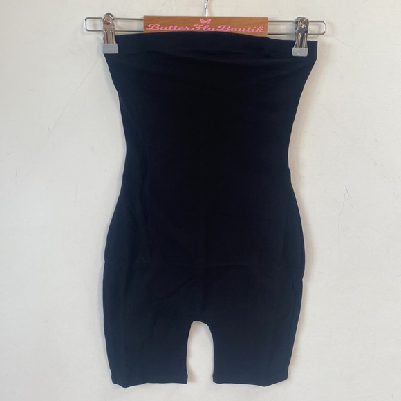 (A53) Fashion Nova Kelly Biker Short Romper - Black, Size Small, New in bag - Picture 6 of 12